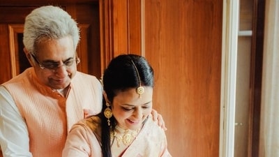 Mahua Moitra with Pinaki Misra. (X) Mahua Moitra with Pinaki Misra. (X)