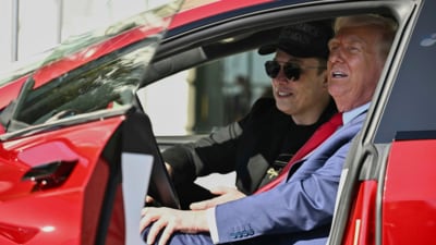 Elon Musk and Donald Trump are feuding over a proposed EV mandate (X) Elon Musk and Donald Trump are feuding over a proposed EV mandate (X)