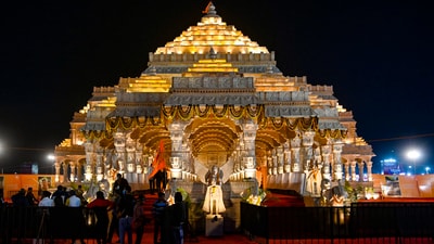 The second Pran Pratishtha at Ayodhya will commence at 11 am on Thursday with Vedic chanting and havan. (PTI) The second Pran Pratishtha at Ayodhya will commence at 11 am on Thursday with Vedic chanting and havan. (PTI)