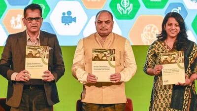Urban Adda 25, a three-day conclave aimed to unite young voices, experts, and leaders to forge sustainable urban futures (RAJ K RAJ /HT PHOTO) Urban Adda 25, a three-day conclave aimed to unite young voices, experts, and leaders to forge sustainable urban futures (RAJ K RAJ /HT PHOTO)