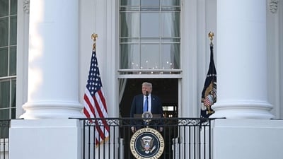 US President Donald Trump at the White House (AFP) US President Donald Trump at the White House (AFP)