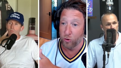 Dave Portnoy clashes with Kirk Minihane over anti-Semitism accusations during a podcast episode. (X) Dave Portnoy clashes with Kirk Minihane over anti-Semitism accusations during a podcast episode. (X)