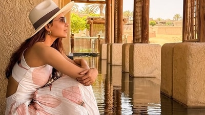 The actor posted pictures and videos of the sand dunes, palm trees and stunning views she’s soaking in on the vacation. The actor posted pictures and videos of the sand dunes, palm trees and stunning views she’s soaking in on the vacation.