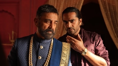 Thug Life movie review: Simbu superbly holds his own in this film against Kamal Haasan.