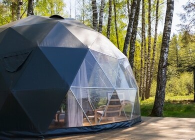 Glamping is enjoying nature without the need to brace yourself for the hardships of outdoor living. (Shutterstock)