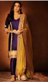 Purple and gold suit – Royalty meets realness (Pinterest)