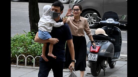 The associated demographic imbalance has been clear for some time, from sex imbalance due to gender preference to sharp divides along rural-urban and educational attainment lines. (AFP)