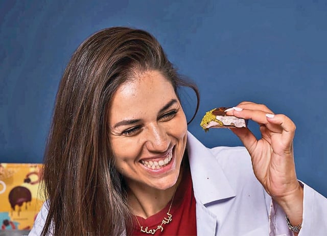 Sara Hamouda, a British-Egyptian woman, created Dubai Chocolate because she was longing for kunafa. (ADOBE STOCK) Sara Hamouda, a British-Egyptian woman, created Dubai Chocolate because she was longing for kunafa. (ADOBE STOCK)