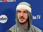 Alex Caruso during a media interaction. Alex Caruso during a media interaction.