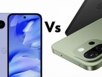 Google Pixel 9a (left), OnePlus 13s (right).