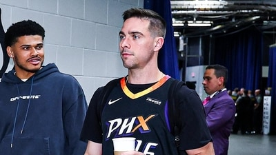 TJ McConnell turned up for the NBA Finals in his sister's jersey. TJ McConnell turned up for the NBA Finals in his sister's jersey.