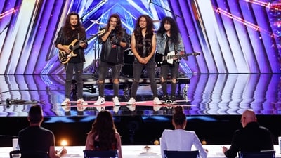 Girish and The Chronicles (GATC) at the America’s Got Talent stage Girish and The Chronicles (GATC) at the America’s Got Talent stage