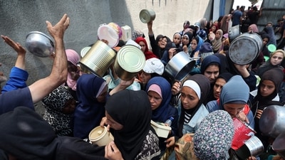 The Israeli military issued evacuation orders to residents of certain blocks in northern Gaza on Friday. (AFP)