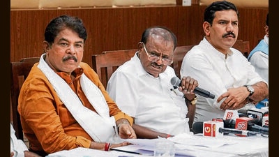 Leader of Opposition R Ashoka also questioned the motives behind the suspensions, citing an internal power struggle in the ruling Congress party. (PTI)