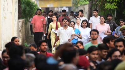The NEET-PG examination is a key qualifying test for postgraduate medical courses across India. (HT File)