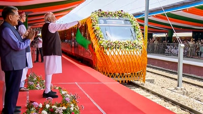 Vande Bharat Express train to run between Katra and Srinagar from June 7. (PTI)