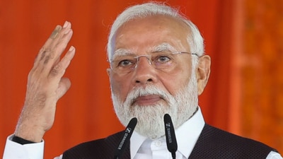 PM Modi also heaped praises on the people of Jammu and Kashmir for standing up against Pakistan's conspiracy. (PTI) PM Modi also heaped praises on the people of Jammu and Kashmir for standing up against Pakistan's conspiracy. (PTI)