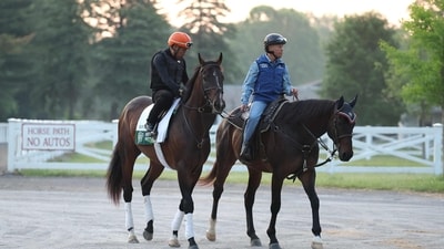 Saratoga hosts the Belmont Stakes 2025 this Saturday, where rain may influence the race.
Al Bello/Getty Images/AFP (Photo by AL BELLO / GETTY IMAGES NORTH AMERICA / Getty Images via AFP) (Getty Images via AFP) Saratoga hosts the Belmont Stakes 2025 this Saturday, where rain may influence the race.
Al Bello/Getty Images/AFP (Photo by AL BELLO / GETTY IMAGES NORTH AMERICA / Getty Images via AFP) (Getty Images via AFP)