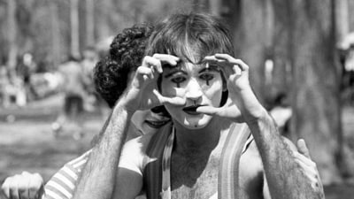 Robin Williams, before films, before stardom, in New York. Robin Williams, before films, before stardom, in New York.
