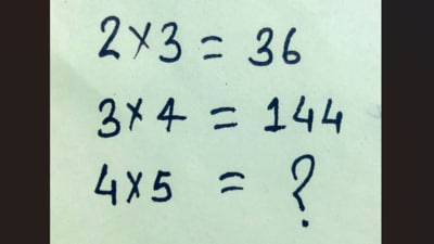 A viral maths puzzle on X puzzled users with its equations. (X/@jitendra789789)