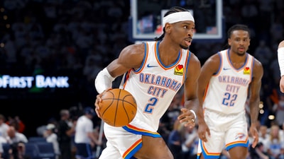 Shai Gilgeous-Alexander top-scored for Oklahoma on his NBA Finals debut (IMAGN IMAGES via Reuters Connect)