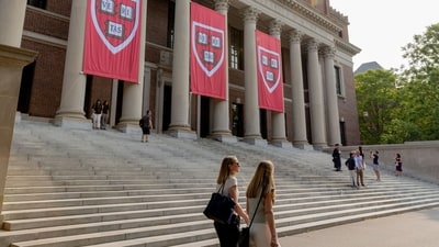 President Trump has begun to use his control over the nation’s borders as leverage in his fight to reshape American higher education. (Bloomberg/File) President Trump has begun to use his control over the nation’s borders as leverage in his fight to reshape American higher education. (Bloomberg/File)