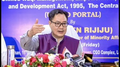 Union minority affairs minister Kiren Rijiju. (X)