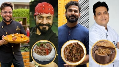 Chefs Mohsin Qureshi, Ishtiyaque Qureshi, Sadaf Hussain and Mujeebur Rehman and their Bakrid delights Chefs Mohsin Qureshi, Ishtiyaque Qureshi, Sadaf Hussain and Mujeebur Rehman and their Bakrid delights