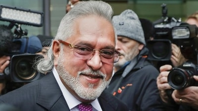 Businessman Vijay Mallya at Westminster Magistrates Court in London in this 2018 photo. On July 11, the Indian Supreme Court awarded a four-month sentence and ₹2,000 fine in a contempt case. (PTI File Photo) Businessman Vijay Mallya at Westminster Magistrates Court in London in this 2018 photo. On July 11, the Indian Supreme Court awarded a four-month sentence and ₹2,000 fine in a contempt case. (PTI File Photo)