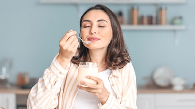 By adding the right herbs, you can make your probiotics, like yoghurt, work harder for your gut health. (Shutterstock) By adding the right herbs, you can make your probiotics, like yoghurt, work harder for your gut health. (Shutterstock)