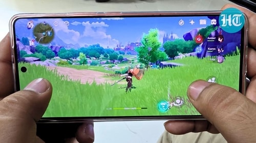 Playing Genshin Impact at 144 FPS. (Ijaj Khan/ HT) Playing Genshin Impact at 144 FPS. (Ijaj Khan/ HT)