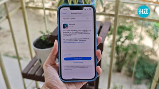One likely factor behind the faster rollout of iOS 18 is the introduction of Apple Intelligence. (Aishwarya Panda-HT)