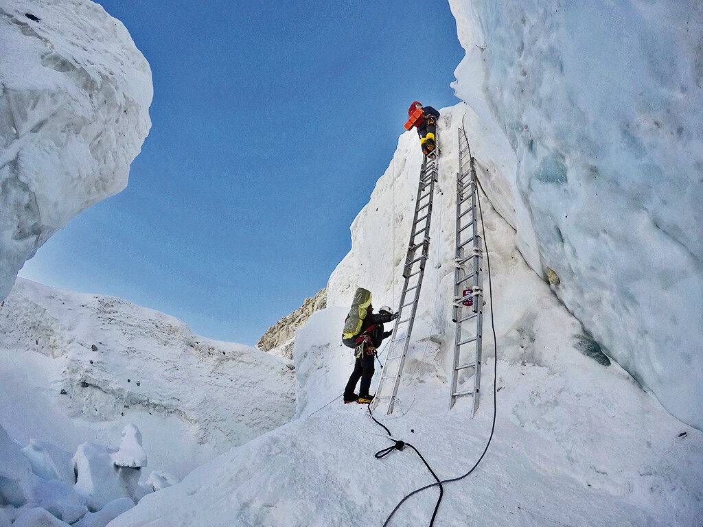On Everest, in 2019. On Everest, in 2019.