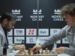Magnus Carlsen was checkmated by Arjun Erigaisi.