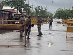 Additional security forces were deployed in areas with protesters in Manipur on Saturday. 