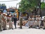 Delhi police have been deployed across the city with strict rules in place for Eid 