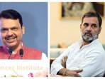 Maharashtra chief minister Devendra Fadnavis and Congress leader Rahul Gandhi. Maharashtra chief minister Devendra Fadnavis and Congress leader Rahul Gandhi.