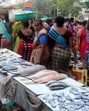 Mumbai, India - May 18, 2016: Fishermen sales fishes in Sassoon docks in Mumbai, India, on Wednesday, May 18, 2016. (Photo by Satyabrata Tripathy/ Hindustan Times) (Hindustan Times)
