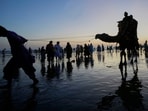 In Karachi, Pakistani officials have ordered a beach ban due to strong waves caused by monsoon weather