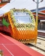 Prime Minister Narendra Modi flags off the Vande Bharat Express to inaugurate the Katra-Srinagar Vande Bharat service, at Shri Mata Vaishno Devi station, in Katra, Jammu and Kashmir, Friday. (@narendramodi) Prime Minister Narendra Modi flags off the Vande Bharat Express to inaugurate the Katra-Srinagar Vande Bharat service, at Shri Mata Vaishno Devi station, in Katra, Jammu and Kashmir, Friday. (@narendramodi)