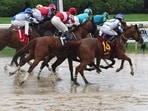 Racing handicappers share their top picks for the Belmont Stakes 2025.
(Photo by AL BELLO / GETTY IMAGES NORTH AMERICA / Getty Images via AFP) Racing handicappers share their top picks for the Belmont Stakes 2025.
(Photo by AL BELLO / GETTY IMAGES NORTH AMERICA / Getty Images via AFP)