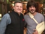 Ted Sarandos with Shah Rukh Khan during his 2017 visit to India. Ted Sarandos with Shah Rukh Khan during his 2017 visit to India.
