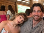 Taylor Swift and Travis Kelce's pics from a family wedding.