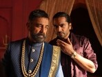 Thug Life box office collection day 3: Kamal Haasan and Silambarasan TR in a still from the film. Thug Life box office collection day 3: Kamal Haasan and Silambarasan TR in a still from the film.