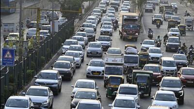 The proposed elevated road network would span the entire 55-kilometre Ring Road and include extensions towards Gurugram, IGIA and Noida. (Raj K Raj/HT Photo) The proposed elevated road network would span the entire 55-kilometre Ring Road and include extensions towards Gurugram, IGIA and Noida. (Raj K Raj/HT Photo)