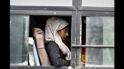 All the songs on the road are of despair, maybe a way for the driver to express job dissatisfaction (HT Photo)