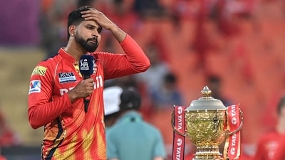 Punjab Kings' captain Shreyas Iyer gestures as he speaks during the toss before the start of the Indian Premier League (IPL) Twenty20 first Qualifier cricket match between Punjab Kings and Royal Challengers Bengaluru (AFP) Punjab Kings' captain Shreyas Iyer gestures as he speaks during the toss before the start of the Indian Premier League (IPL) Twenty20 first Qualifier cricket match between Punjab Kings and Royal Challengers Bengaluru (AFP)