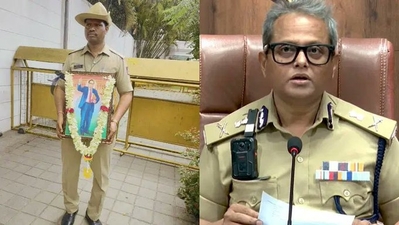 The constable was taken into custody by the Vidhana Soudha police on Friday and later released on station bail. (X/@FollowAkshay1)