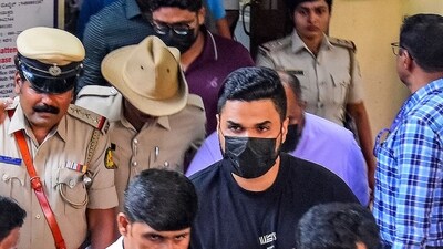 Royal Challengers Bengaluru's (RCB) Head of Marketing and Revenue, Nikhil Sosale being taken to court. (AFP) Royal Challengers Bengaluru's (RCB) Head of Marketing and Revenue, Nikhil Sosale being taken to court. (AFP)