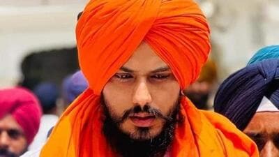 Radical Sikh leader and Khadoor Sahib MP Amritpal Singh is a key accused in the murder of Sikh activist Gurpreet Singh Hari Nau in October last year. (HT File) Radical Sikh leader and Khadoor Sahib MP Amritpal Singh is a key accused in the murder of Sikh activist Gurpreet Singh Hari Nau in October last year. (HT File)